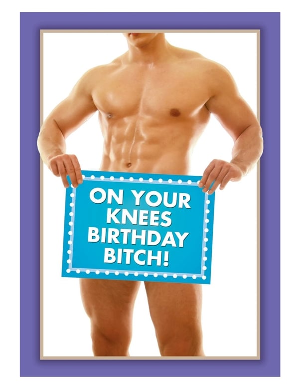 On Your Knees Birthday Bitch default view Color: NC