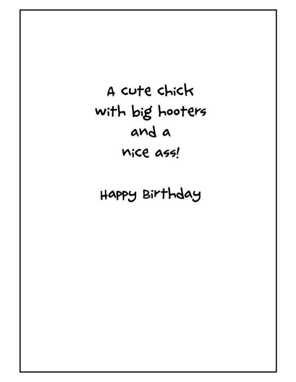 Just What You Wanted Birthday Card ALT1 view Color: NC