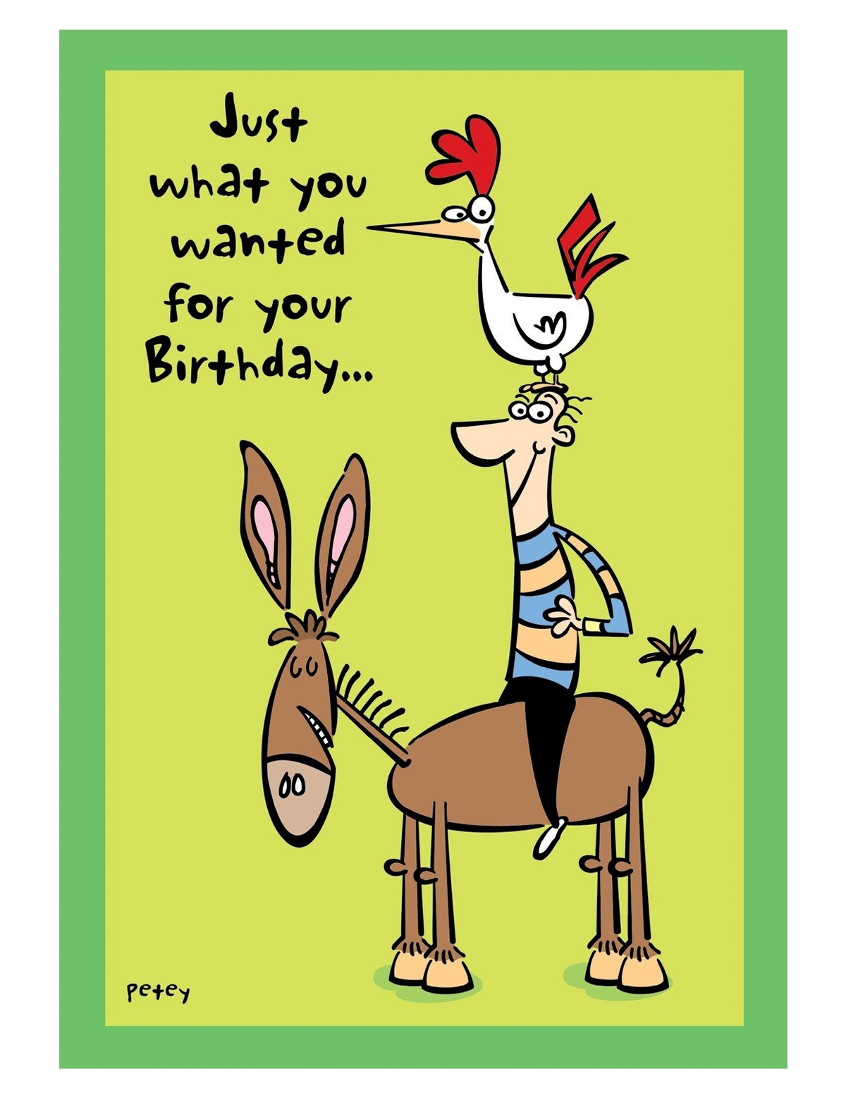 alternate image for Just What You Wanted For Your Birthday Card