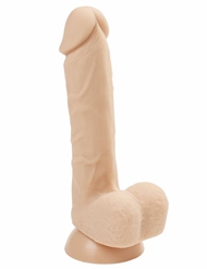 Additional  view of product PRO SENSUAL SILICONE FLESH DILDO 7 INCH with color code NU