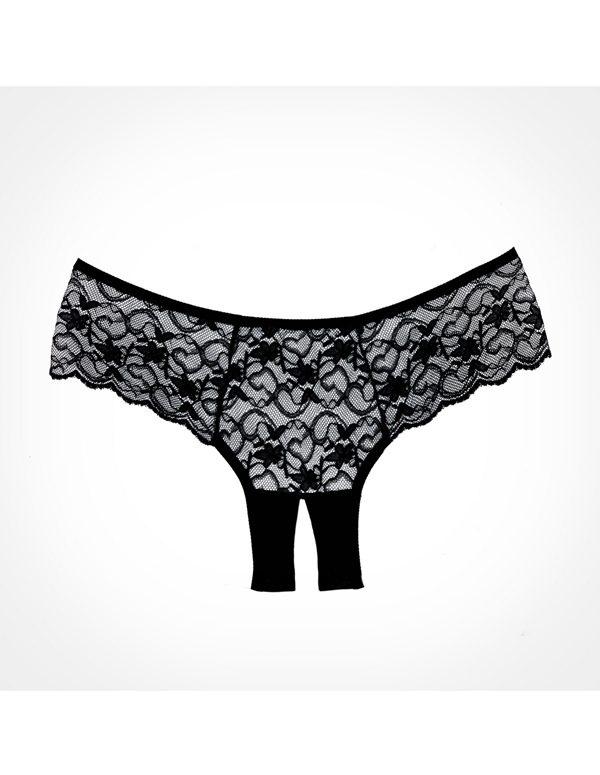 Adore Sweetheart Panty ALT2 view Color: BK
