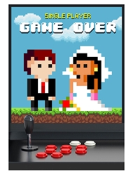 Front view of GAME OVER