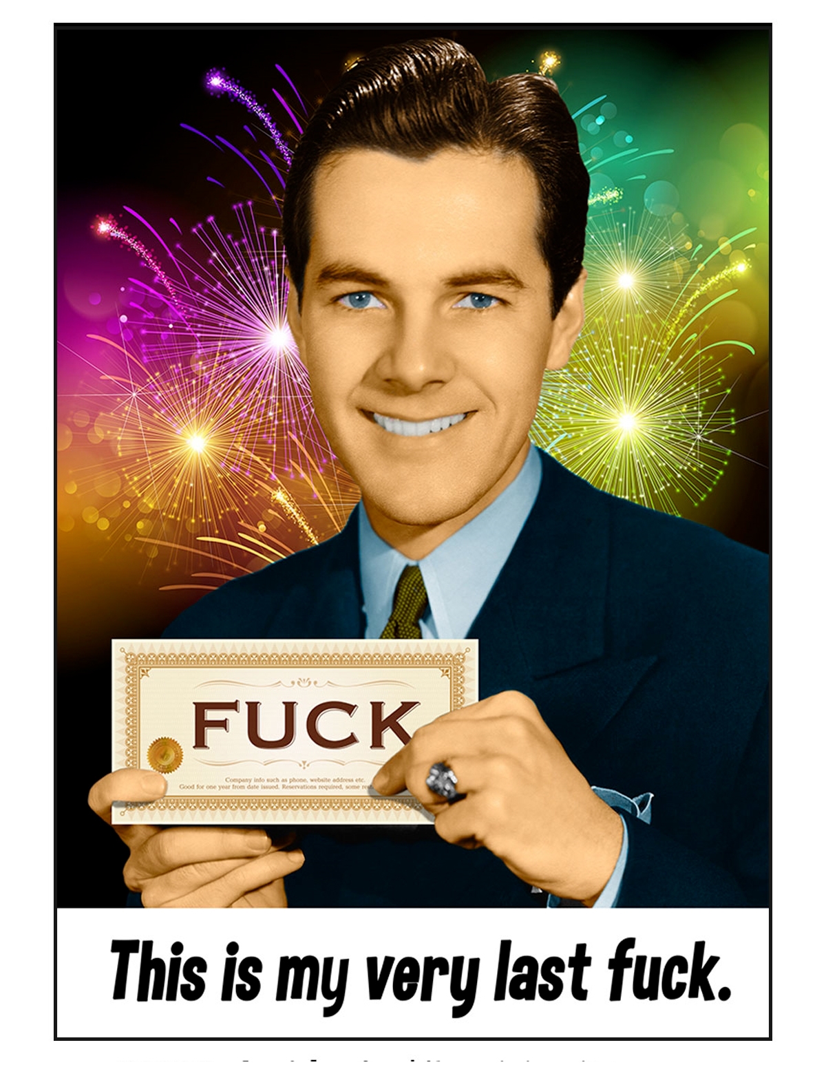 alternate image for My Last F**K Birthday Card