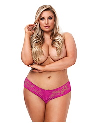 Additional  view of product BACI LACE CROTCHLESS PANTY W/TIE UP FRONT with color code HP