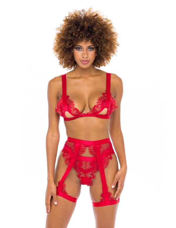 JANET 3PC SET ALT2 view Color: RD