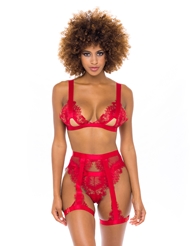 Additional  view of product JANET 3PC SET with color code RD