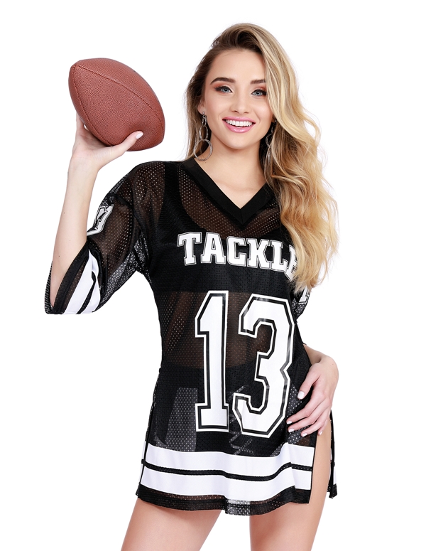 Tackle Jersey Costume default view Color: BW