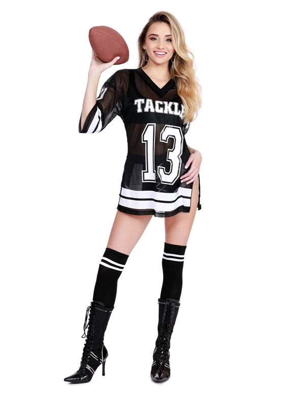 Tackle Jersey Costume ALT1 view Color: BW