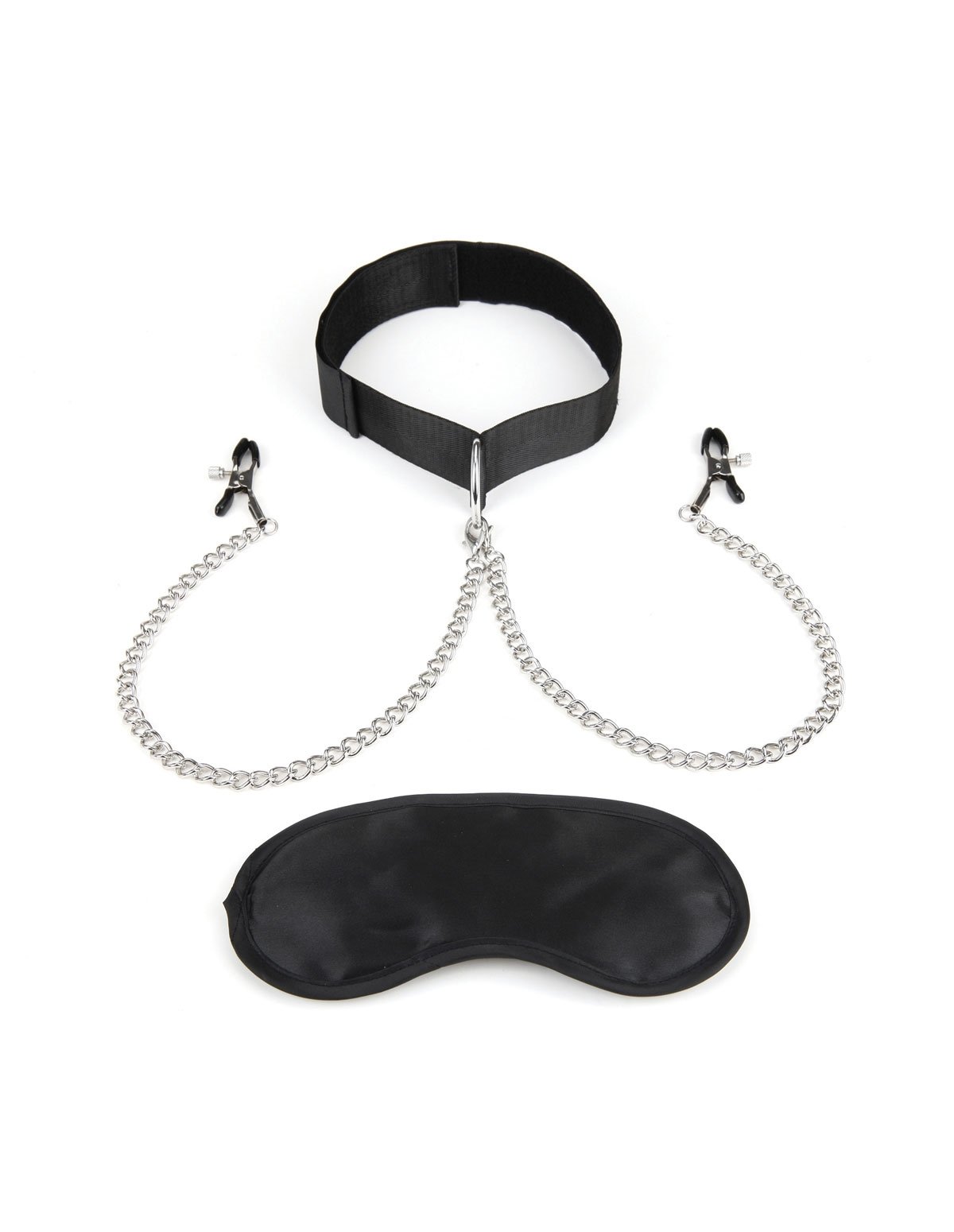 alternate image for Lux Fetish Collar And Nipple Clamps