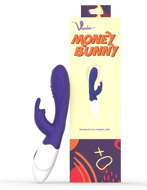 Voodoo Money Bunny Vibrator ALT2 view Color: PR