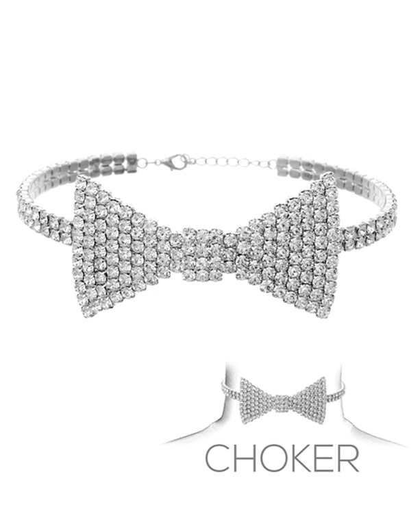 BOW TIE CHOKER default view Color: SL