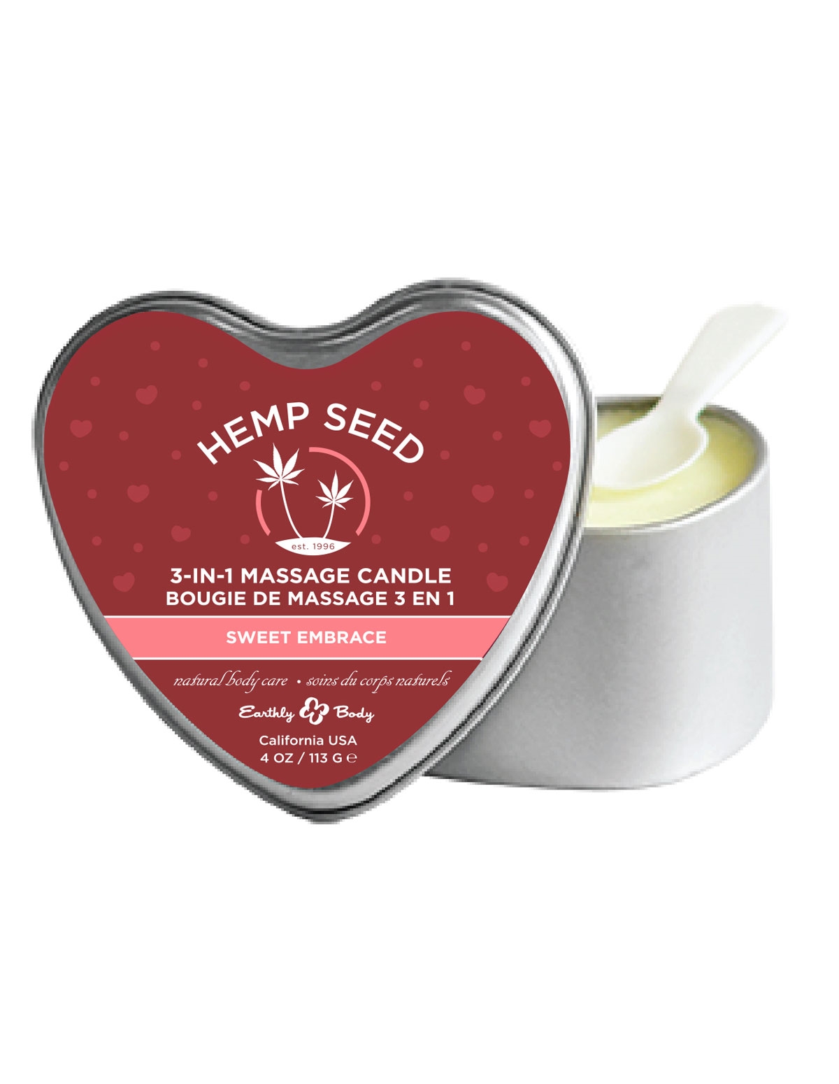 alternate image for Sweet Embrace Massage Candle - Hemp Seed
