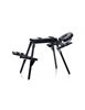 Additional BLACK view of product MASTER SERIES OBEDIENCE SEX BENCH WITH RESTRAINT STRAPS with color code BK