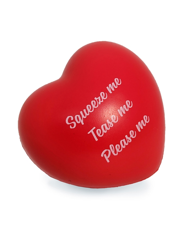 Squeezable Stress Heart ALT1 view Color: RD