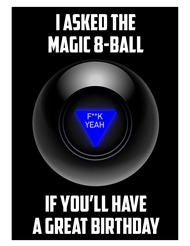 Front view of MAGIC 8 BALL