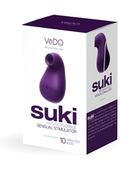Alternate back view of SUKI RECHARGEABLE VIBRATING SUCKING MASSAGER