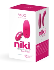 Alternate back view of NIKI RECHARGEABLE PANTY VIBE
