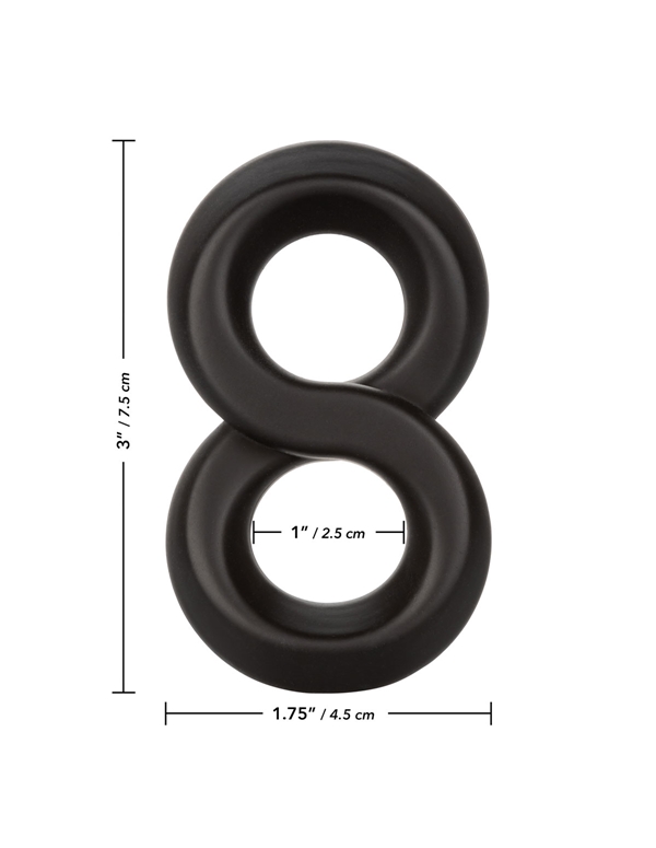 ULTRA-SOFT CRAZY 8 C-RING ALT view Color: BK
