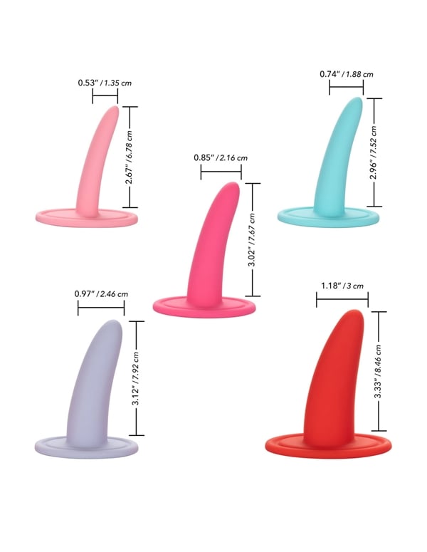 She-Ology 5Pc Wearable Vaginal Dilator Set ALT view Color: MC