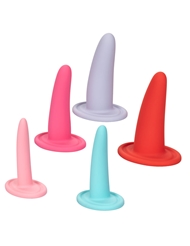 Front view of SHE-OLOGY 5PC WEARABLE VAGINAL DILATOR SET