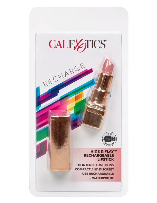 HIDE & PLAY RECHARGEABLE LIPSTICK - NUDE ALT6 view Color: NU