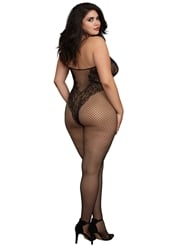 Alternate back view of CLASSIC BODYSTOCKING
