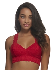 Additional  view of product LACE BRALETTE with color code RD