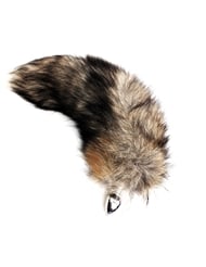 Alternate back view of RED FOX TAIL DETACHABLE BUTT PLUG