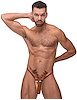 Additional BROWN view of product ROCK HARD RUDY G-STRING with color code BR