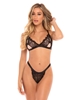 Additional BLACK view of product ZURIA BRA SET with color code BK
