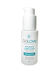 Alternate front view of GO LOVE CBD INTIMATE LUBRICANT - 200MG WATERBASED