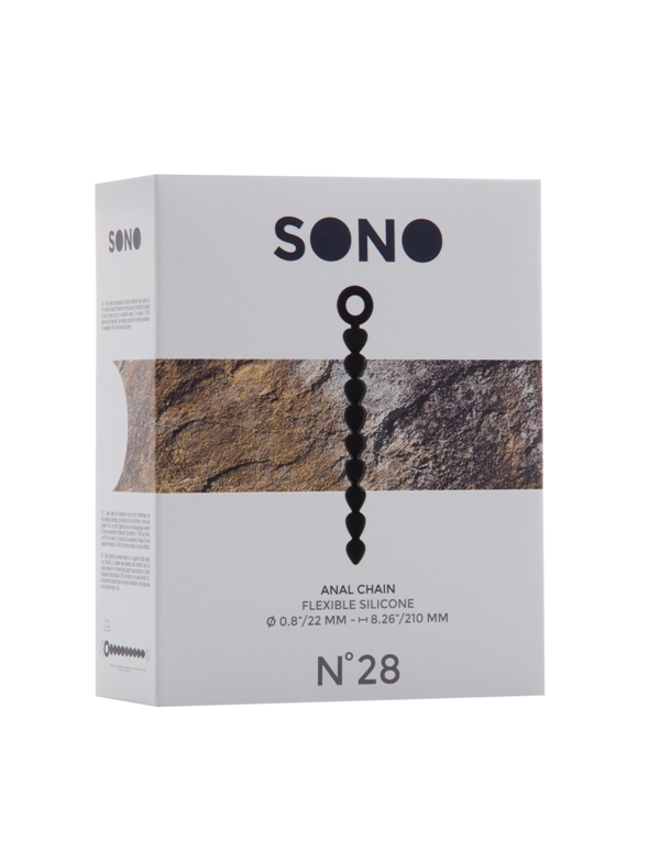 SONO NO 28 ANAL CHAIN ALT1 view Color: BK