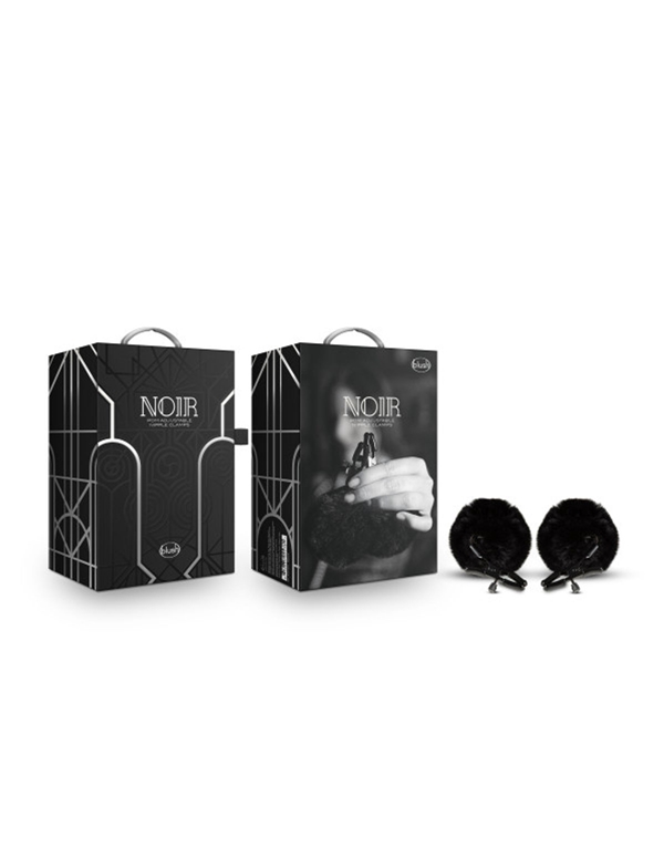 NOIR POM ADJUSTABLE NIPPLE CLAMPS ALT1 view Color: BK