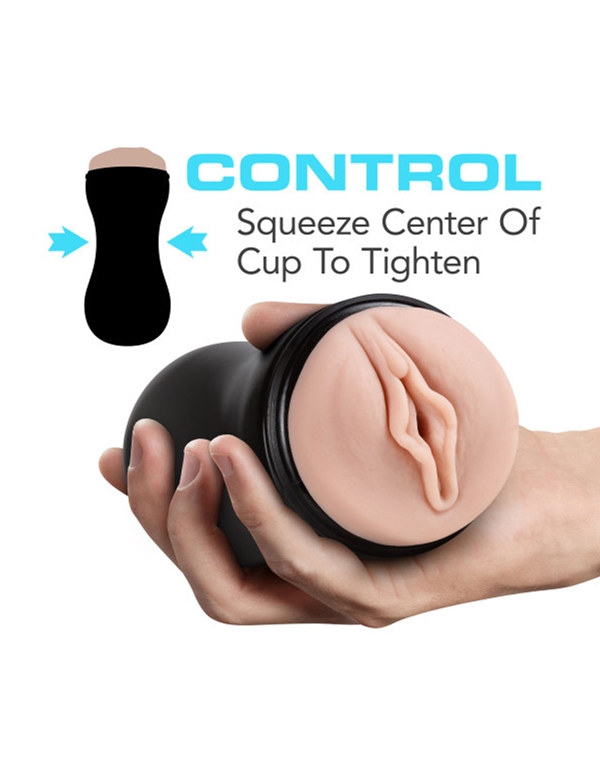 SOFT AND WET PUSSY STROKER WITH PLEASURE ORBS ALT1 view Color: NU