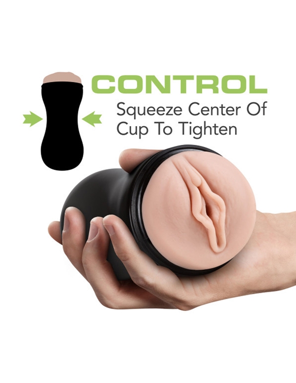 SOFT AND WET PUSSY STROKER WITH PLEASURE RIDGES ALT1 view Color: NU