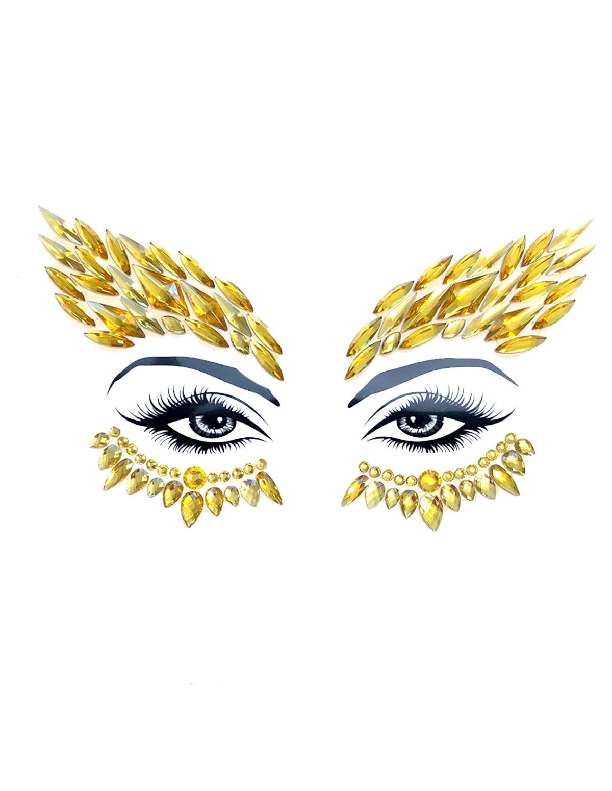 alternate image for Golden Eye Wings Facestix Face Crystals