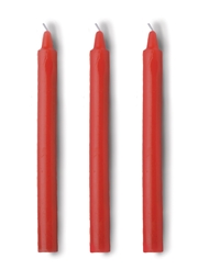 Front view of FIRE STICKS - FETISH DRIP CANDLE SET OF 3