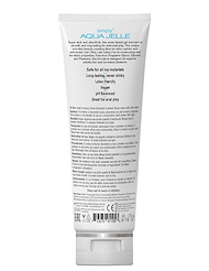Alternate back view of SIMPLY AQUA JELLE 4 OZ LUBRICANT