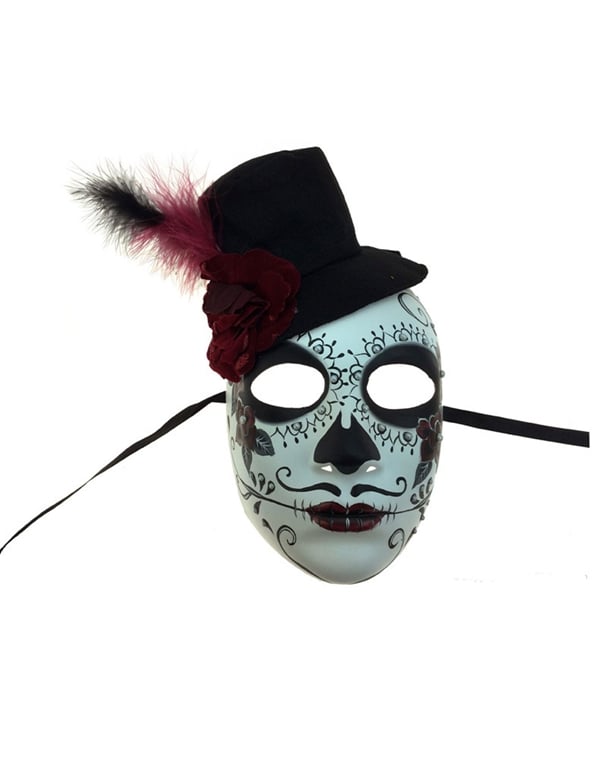 Day Of The Dead Mask - Male - M3933M-05952 | Lover's Lane