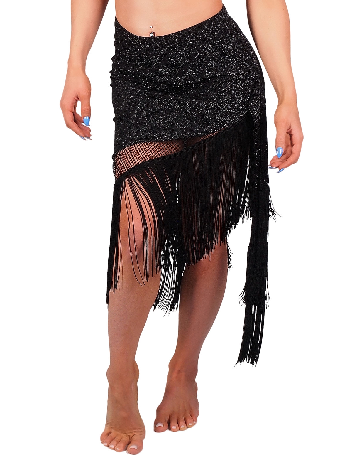 alternate image for Sparkling Fringe Skirt