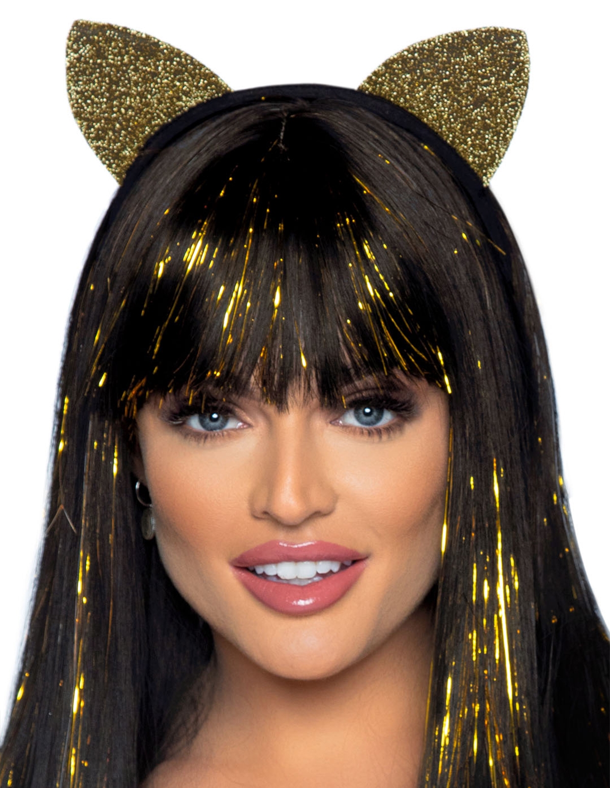 alternate image for Glitter Cat Ear Headband