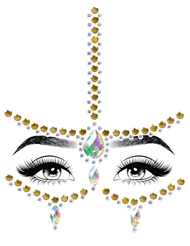 Front view of EDEN ADHESIVE FACE JEWELS