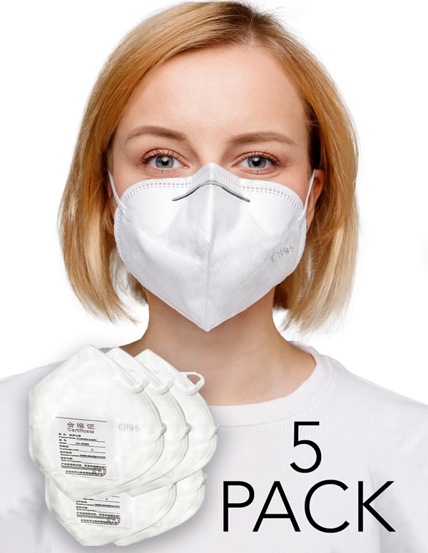 Kn95 Medical Masks - 5 Pack default view Color: WH