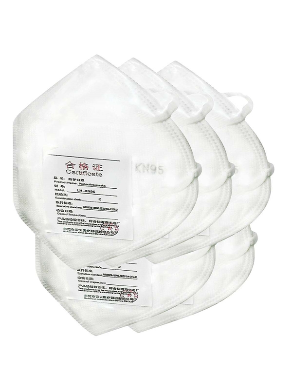 Kn95 Medical Masks - 5 Pack ALT3 view Color: WH