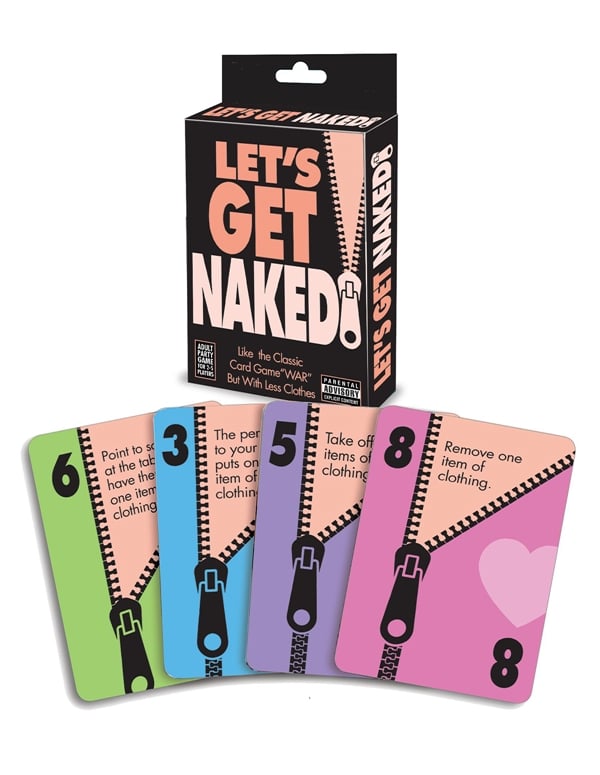 Lets Get Naked Card Game default view Color: NC