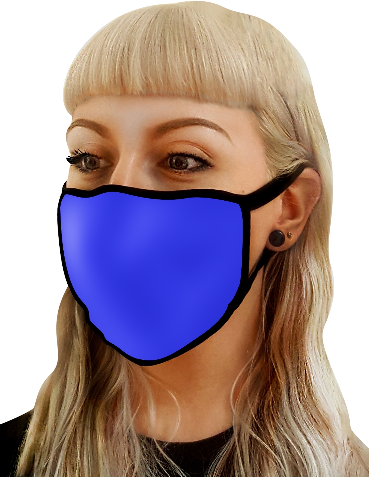 alternate image for Blue Washable Mask