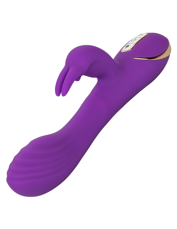 JACK RABBIT HEATED SILICONE ROTATING VIBRATOR ALT4 view Color: PR
