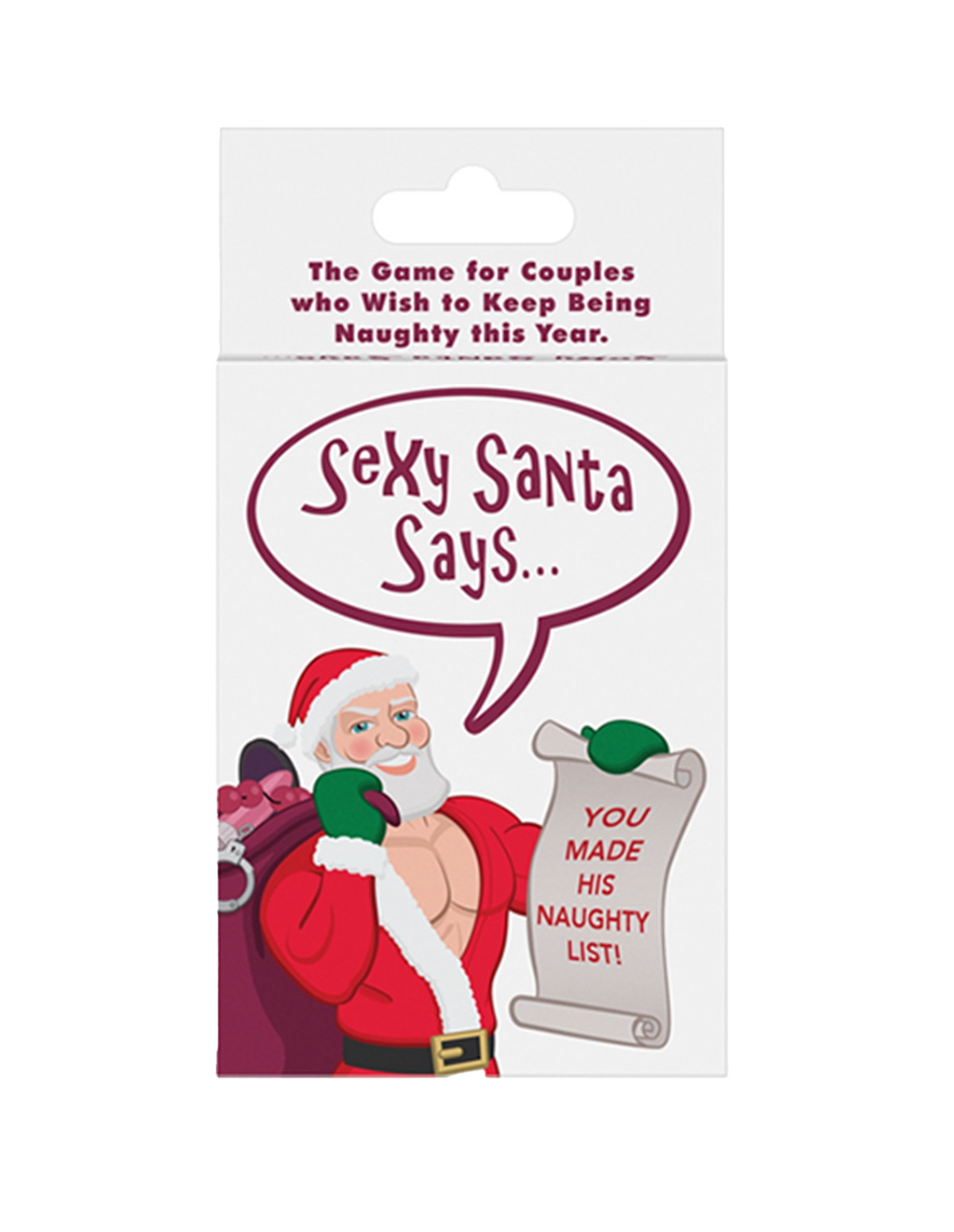 alternate image for Sexy Santa Says Card Game