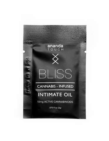 BLISS CANNABIS INFUSED INTIMATE OIL FOIL PACKET - BLISS-FOIL-06010