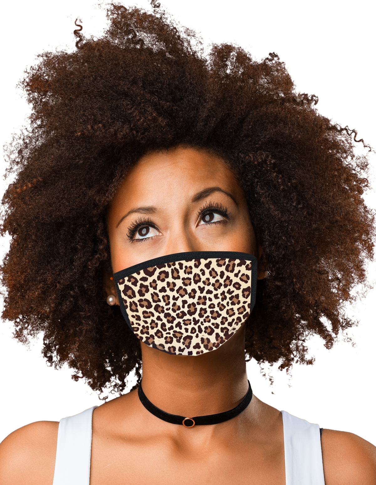 alternate image for Leopard Face Mask